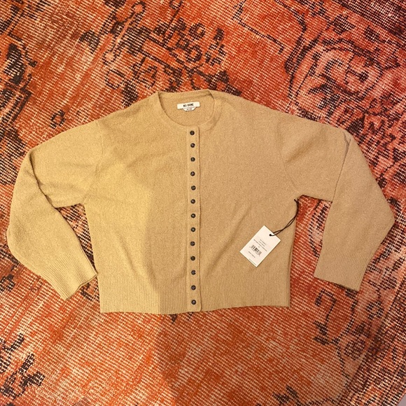 NWT Re/Done 90s Snap Front Cardigan - Picture 5 of 7